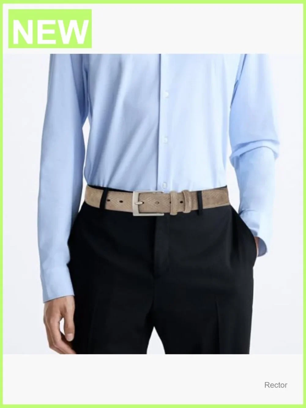 Men's Suede Belt 1.3